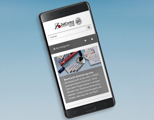 ZeitControls online store now also on mobile devices - 