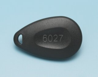 Schlüsselanhänger EM4102, Plastik mit Lasergravur