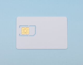 Chip card ZCM256MSC with SIM cut