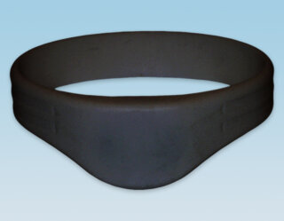 RFID wristband EM4102, silicone (195 mm, black)