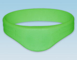 RFID wristband EM4102, silicone (195 mm, green)