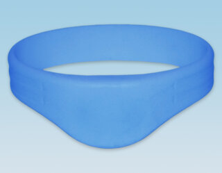 RFID wristband Hitag-1, Silicone (152 mm, blue)