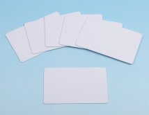 PVC-Karte, blanko weiß